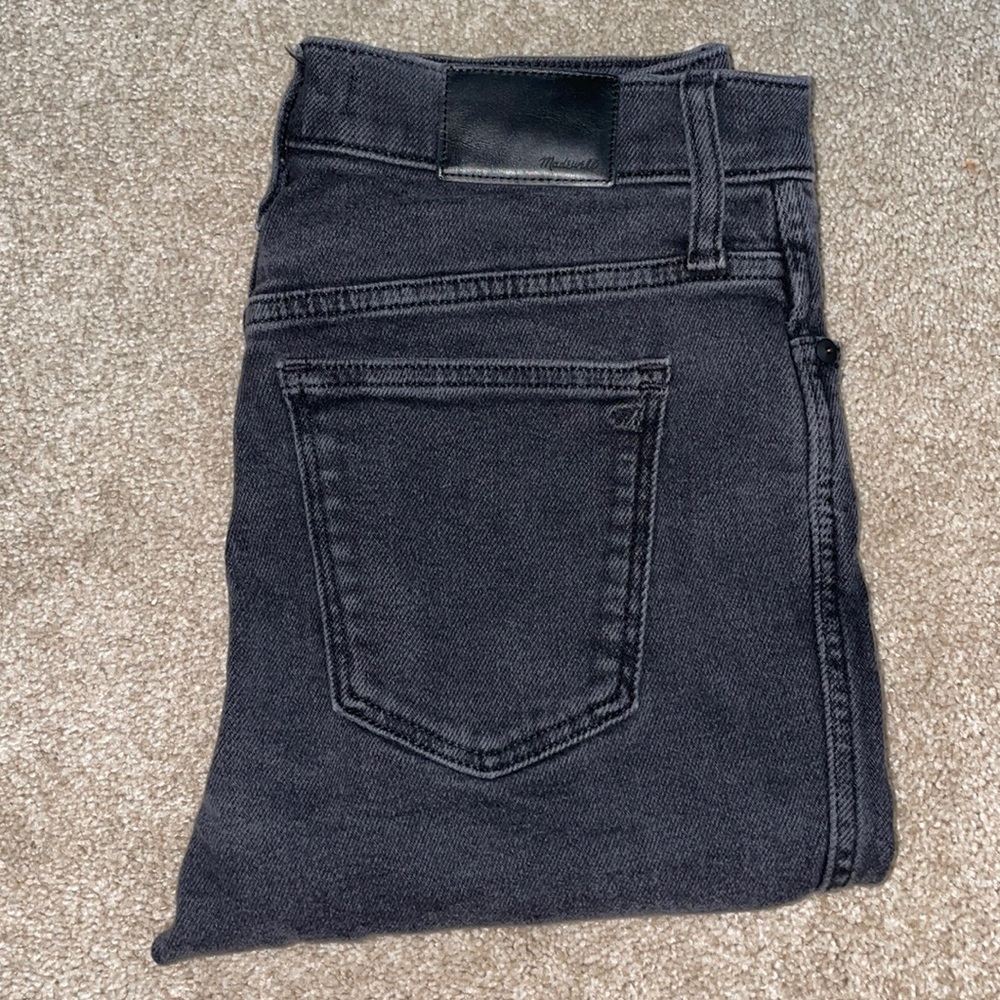 Madewell Black 10” High Rise Skinny Jeans